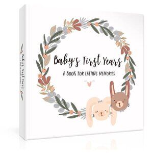 Keepsake Baby Memory Book for Boys and Girls – Timeless First 5 Year Gender